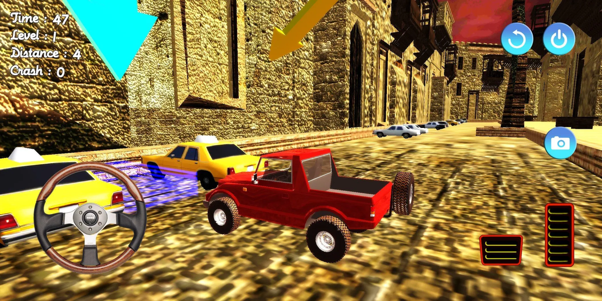 Jeep Parking - Jeep Games - Gameplay image of android game
