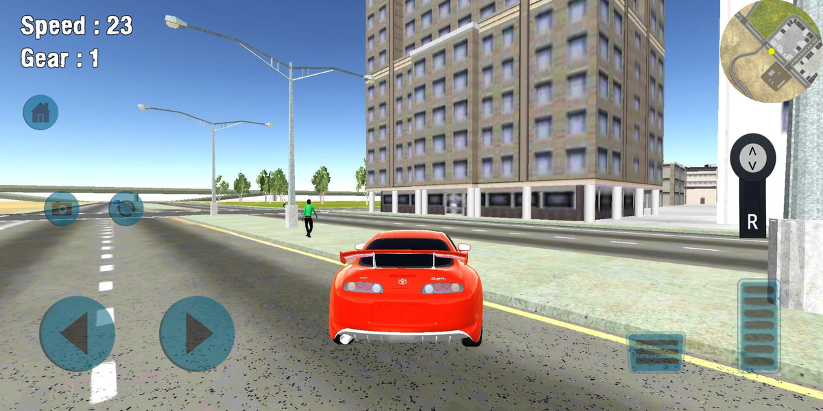 Supra Driving Simulator - Gameplay image of android game