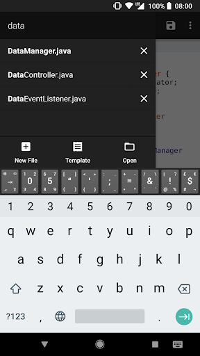 Quoda Code Editor - Image screenshot of android app