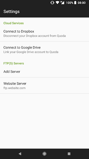 Quoda Code Editor - Image screenshot of android app