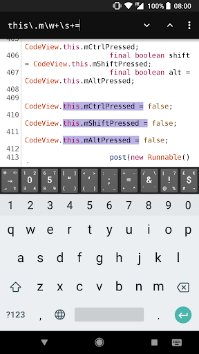 Quoda Code Editor - Image screenshot of android app