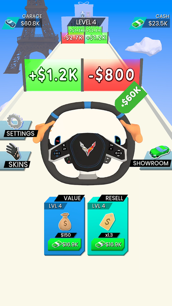 Steering Wheel Evolution - Gameplay image of android game