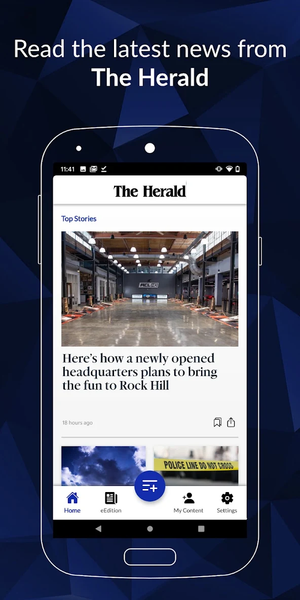 Rock Hill Herald SC newspaper - Image screenshot of android app