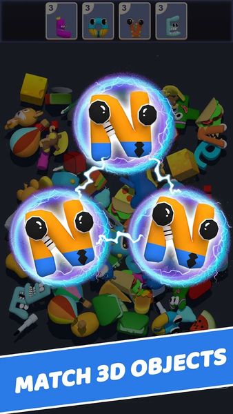 Triple Match Master 3D - Gameplay image of android game