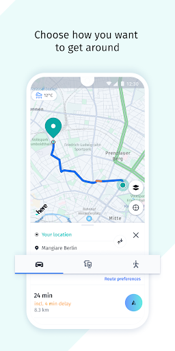 HERE WeGo BETA - عکس برنامه موبایلی اندروید