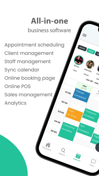 HereWeBook: Booking System App - عکس برنامه موبایلی اندروید