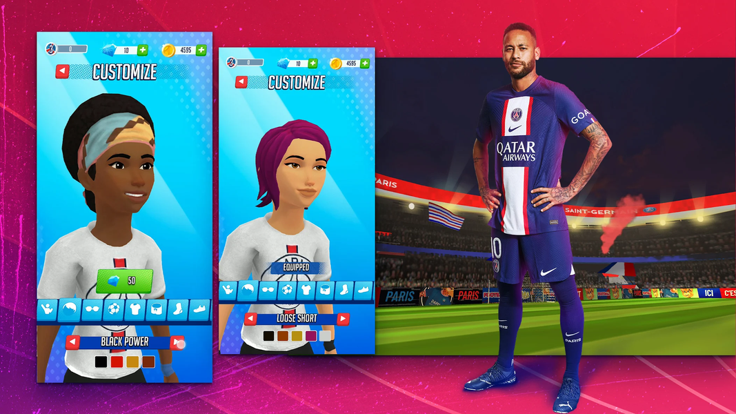 PSG Soccer Freestyle 2023 - Gameplay image of android game