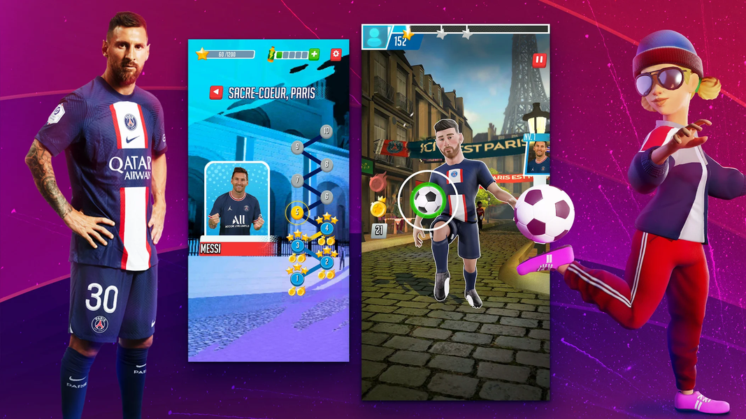 PSG Soccer Freestyle 2023 - عکس بازی موبایلی اندروید