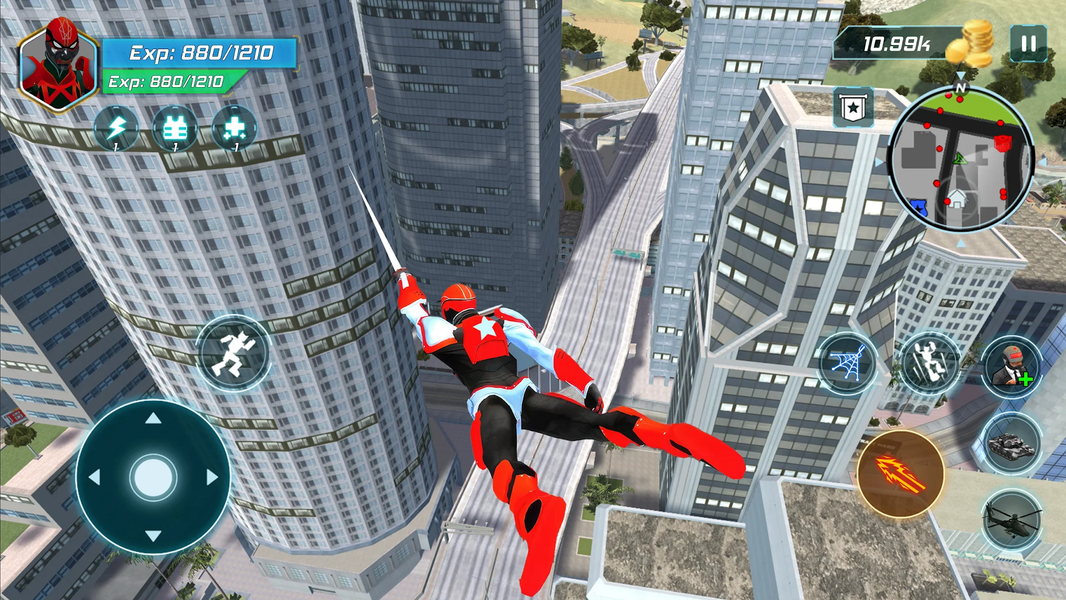 Gangster City Rope Game - Gameplay image of android game