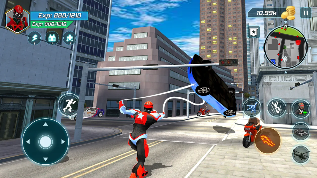 Gangster City Rope Game - Gameplay image of android game