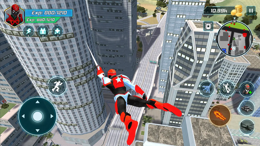 Gangster City Rope Game - Gameplay image of android game