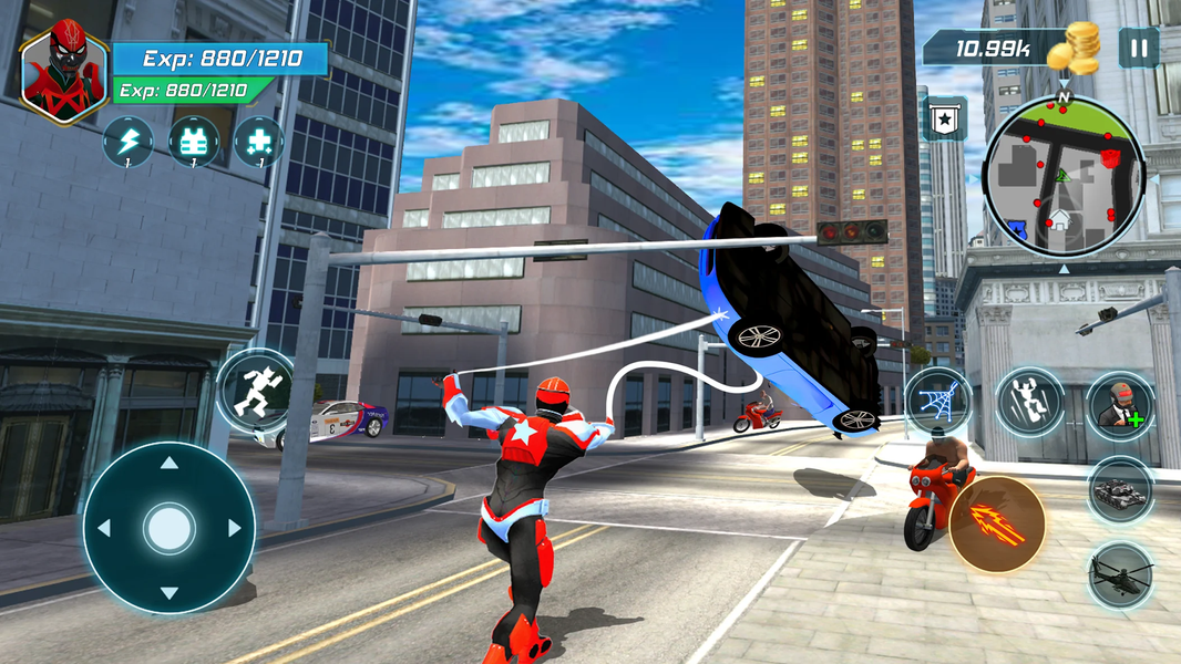 Gangster City Rope Game - Gameplay image of android game