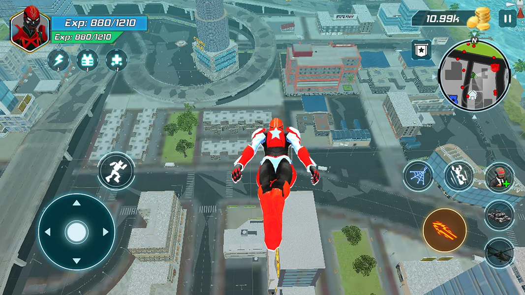 Gangster City Rope Game - Gameplay image of android game