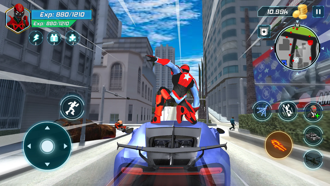 Gangster City Rope Game - Gameplay image of android game