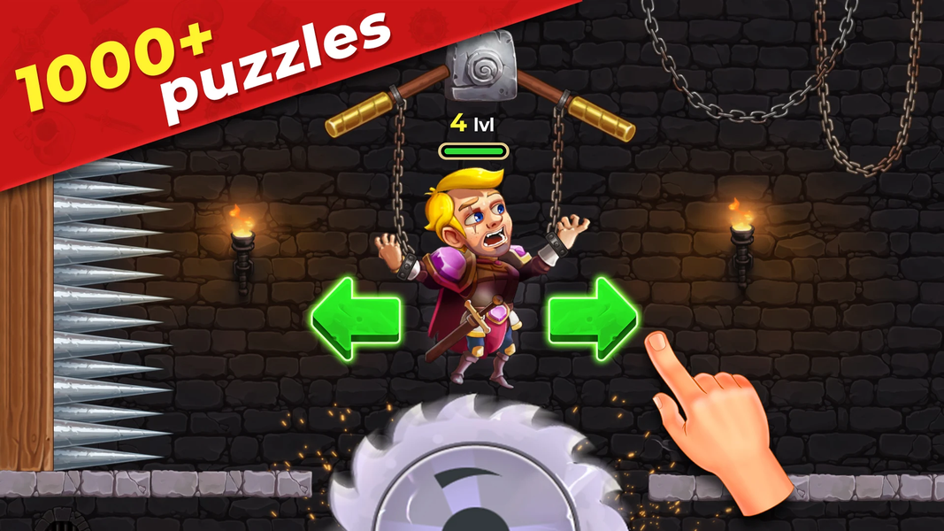 Mr. Knight: Pin Puzzles - عکس بازی موبایلی اندروید
