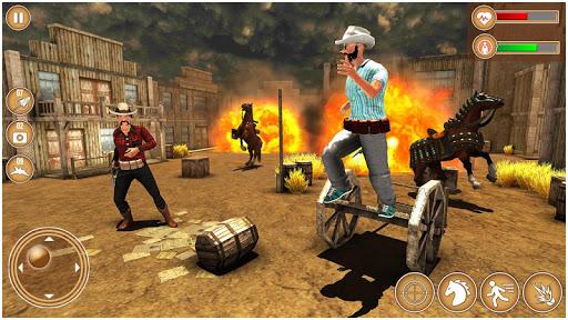 Cowboy Battle: Cowboy Games - Gameplay image of android game