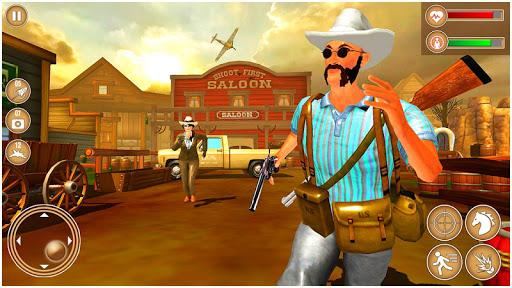 Cowboy Battle: Cowboy Games - Gameplay image of android game
