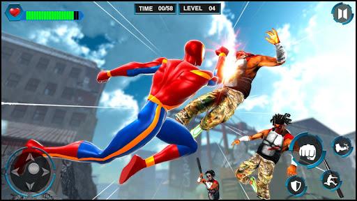 Super Rope Hero Fighting Games - Gameplay image of android game