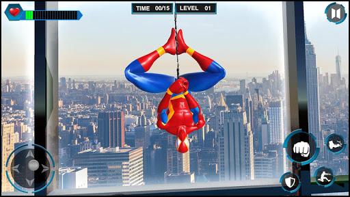 Spider Rope Hero: Crime Battle - Gameplay image of android game