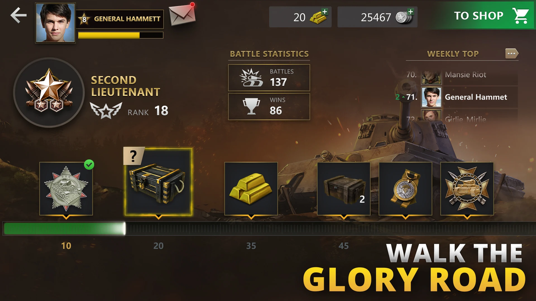 Tanks Charge: Online PvP Arena - عکس بازی موبایلی اندروید