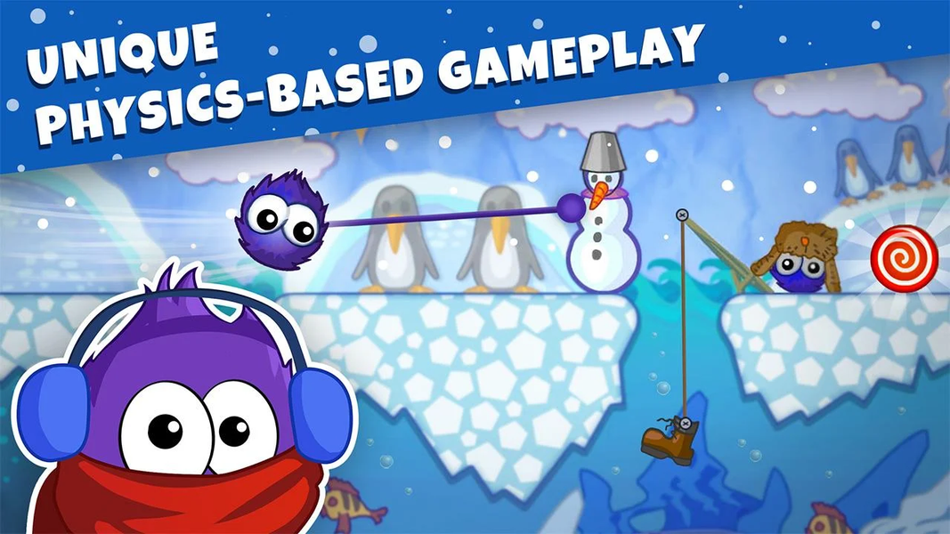 Catch the Candy: Winter Story! - Gameplay image of android game