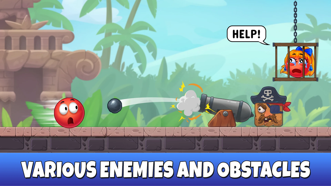 Red Ball: Secret Adventure - عکس بازی موبایلی اندروید