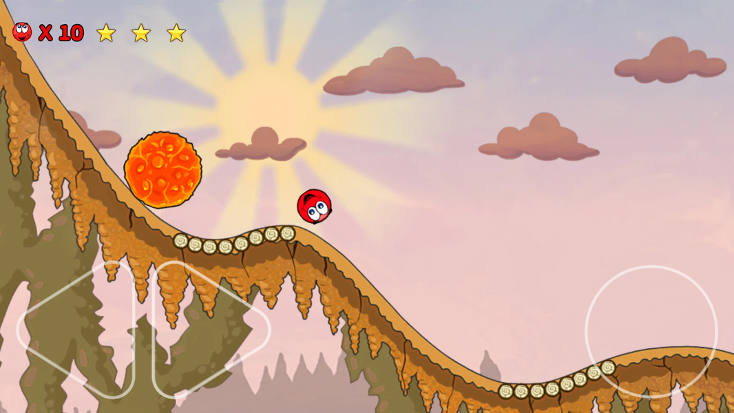 Red Ball 3: Jump for Love! Bou - Gameplay image of android game