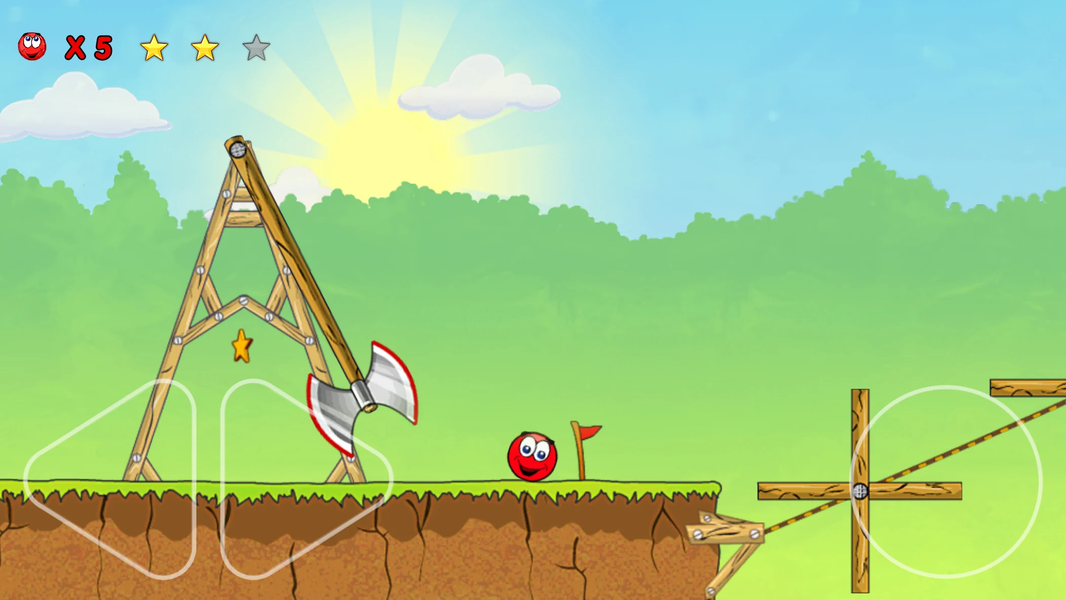 Red Ball 3: Jump for Love! Bou - Gameplay image of android game