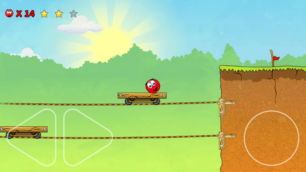 Red Ball 3: Jump for Love! Bou - Gameplay image of android game