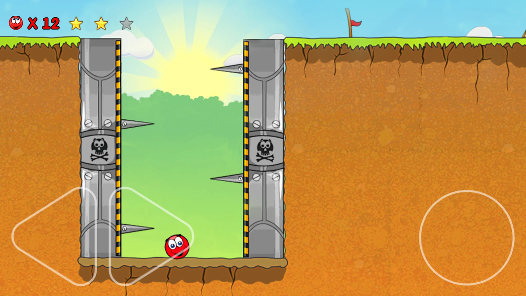 Red Ball 3: Jump for Love! Bou - Gameplay image of android game