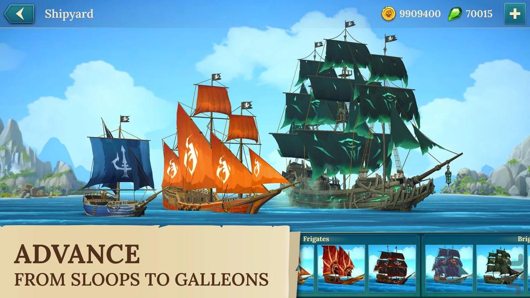 Pirate Ships・Build and Fight - عکس بازی موبایلی اندروید