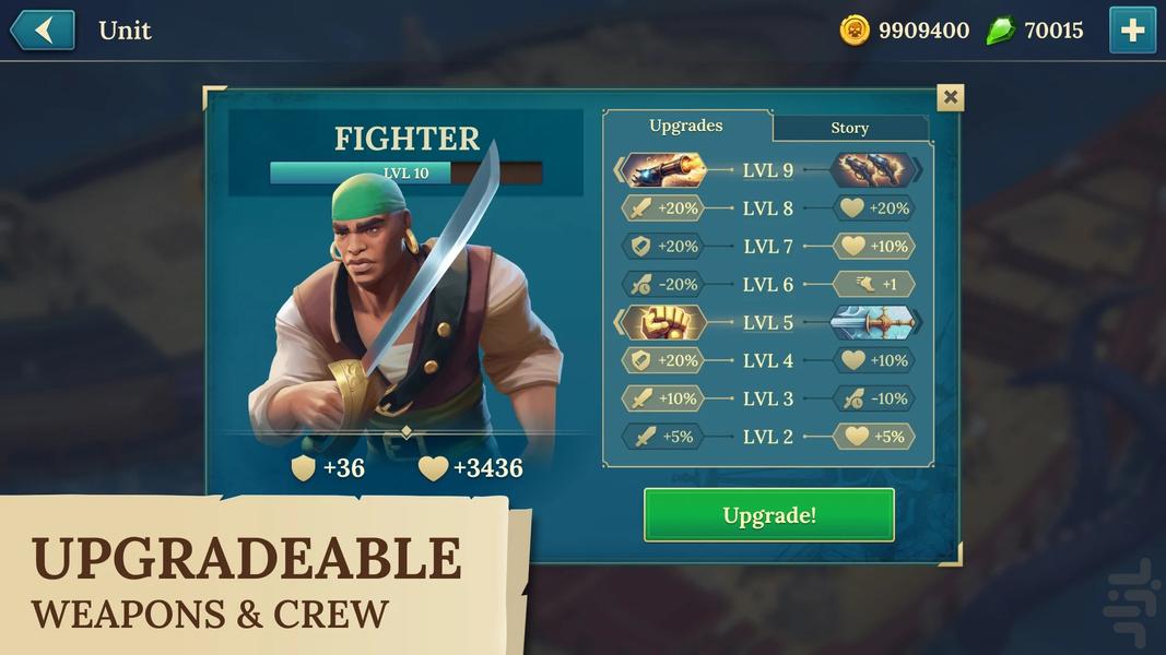 Pirate Ships・Build and Fight - عکس بازی موبایلی اندروید