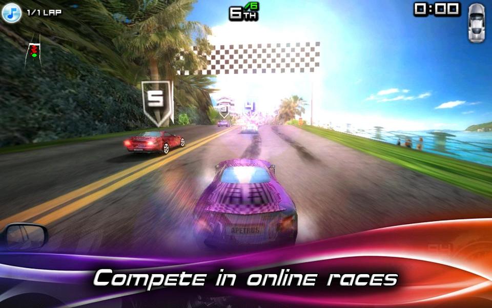 Race Illegal: High Speed 3D - Gameplay image of android game