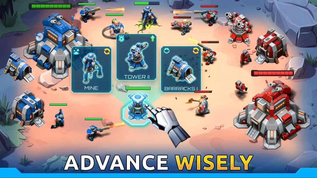 Star Troopers: PvP Duels RTS - عکس بازی موبایلی اندروید