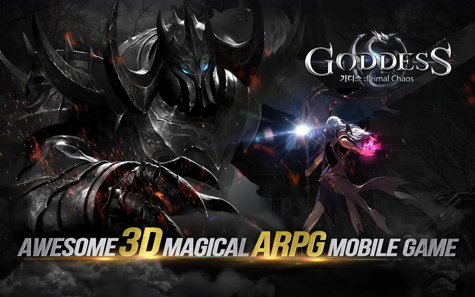 Goddess: Primal Chaos - MMORPG - Gameplay image of android game