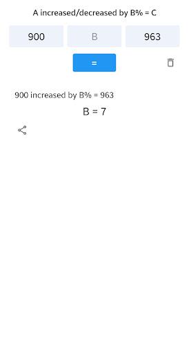 Percent Pro | % calculator - Image screenshot of android app