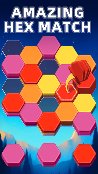 Hexa Master 3D - Color Sort - Gameplay image of android game
