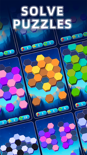 Hexa Master 3D - Color Sort - Gameplay image of android game