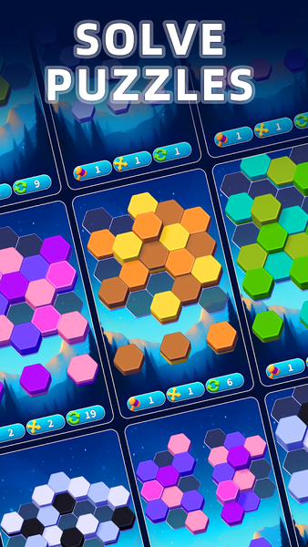 Hexa Master 3D - Color Sort - Gameplay image of android game