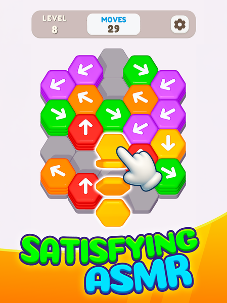 Hexa Shift - Logic Puzzle - Gameplay image of android game