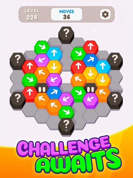 Hexa Shift - Logic Puzzle - Gameplay image of android game