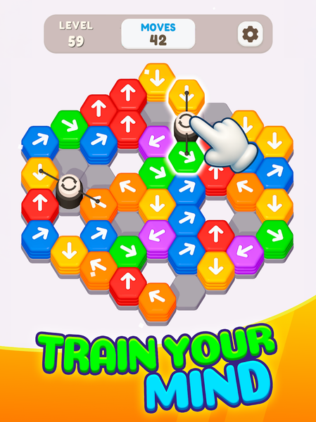 Hexa Shift - Logic Puzzle - Gameplay image of android game