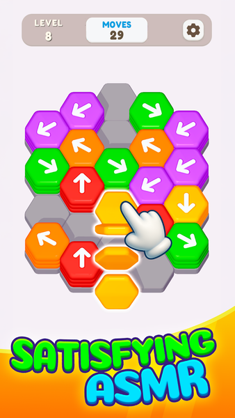 Hexa Shift - Logic Puzzle - Gameplay image of android game