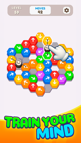 Hexa Shift - Logic Puzzle - Gameplay image of android game