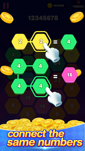 HexaPop Link 2248 - Gameplay image of android game