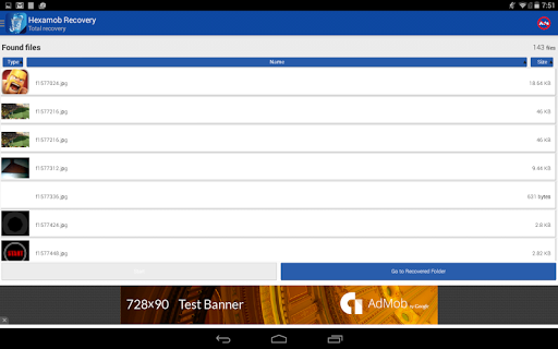 Hexamob Recovery - عکس برنامه موبایلی اندروید