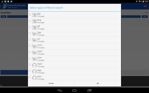 Hexamob Recovery - عکس برنامه موبایلی اندروید