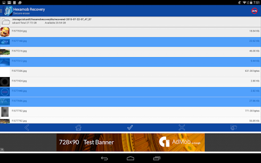 Hexamob Recovery - عکس برنامه موبایلی اندروید