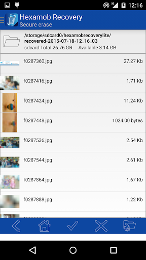 Hexamob Recovery - عکس برنامه موبایلی اندروید