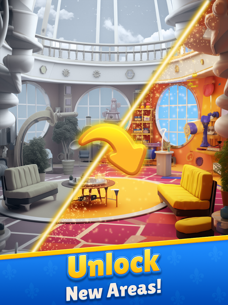 Royal Mansion: Match & Design! - عکس بازی موبایلی اندروید